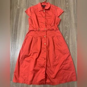 Alfani Cotton Shirt Dress